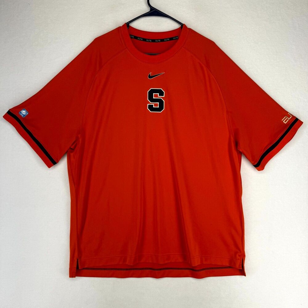 Nike Elite Mens Syracuse Short Sleeve Embroidered T Shirt‎ Size XXL